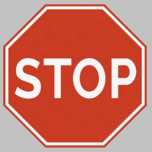 stop sign